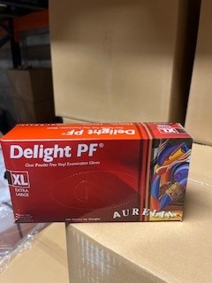 VINYL GLOVES CL/PF/XL