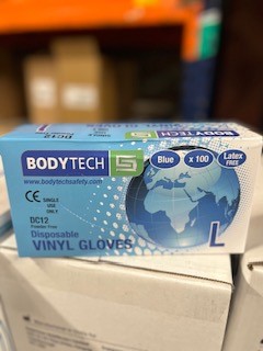 VINYL GLOVES B/PF/L 